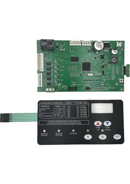 42002-0007S Kontrol Panosu Kiti, Master Na/lp Serisi Havuz/spa Isıtıcı Elektrik Sistemleri Için 472610Z Anahtar Pedi ile Değiştirilebilir (Yurt Dışından)