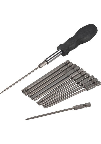 13 Adet 100 mm Torx Uzun Tornavida Uç Seti, Manyetik Torx Uç Seti T6-T40, 1/4 Inç Altıgen Şaftlı Elektrikli Tornavida Aletleri (Yurt Dışından) fiyatları