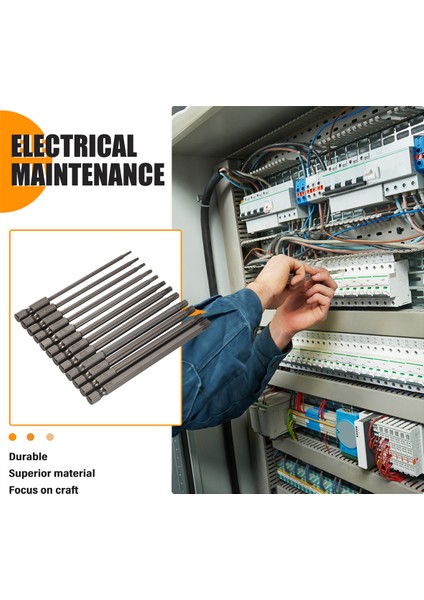 13 Adet 100 mm Torx Uzun Tornavida Uç Seti, Manyetik Torx Uç Seti T6-T40, 1/4 Inç Altıgen Şaftlı Elektrikli Tornavida Aletleri (Yurt Dışından) fırsatları