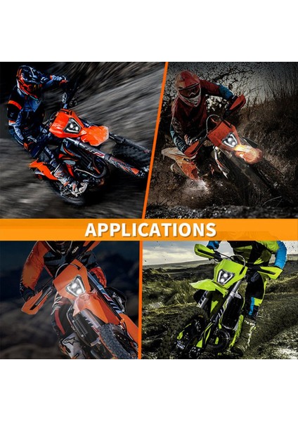 Enduro Motosiklet Exc Için Uzun ve Kısa Farlı Motosiklet LED Farı (Yurt Dışından) fırsatları
