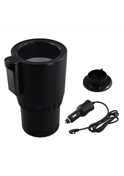 12V Araba 2 Arada 1 Isıtma Kupası Isıtıcı Soğutucu Kupa Akıllı Kupa Tutucu Dijital Ekran Sıcaklık Içecekleri Tutucuları Siyah (Yurt Dışından)