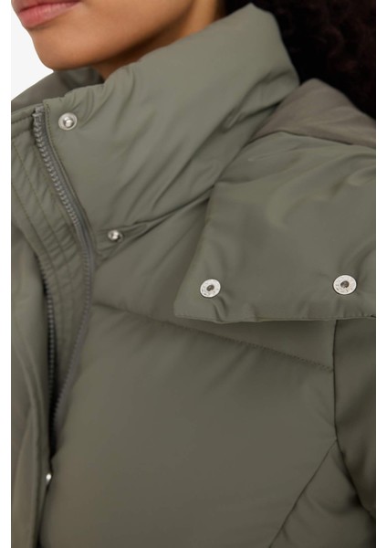 Regular Fit Kapüşonlu Fermuarlı Şişme Mont F2143AX25WN indirimleri