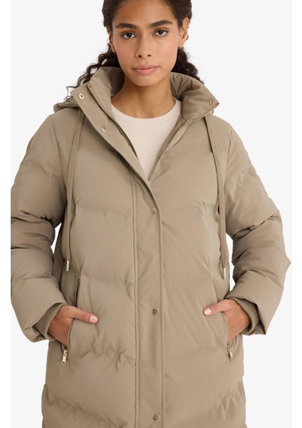 Regular Fit Kapüşonlu Fermuarlı Parka F2876AX25WN