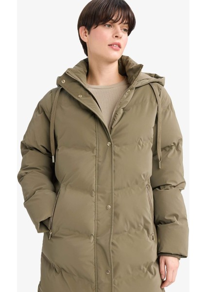 Regular Fit Kapüşonlu Fermuarlı Parka F2876AX25WN