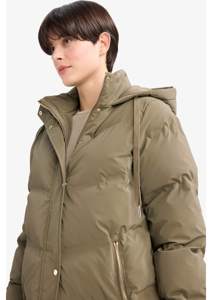 Regular Fit Kapüşonlu Fermuarlı Parka F2876AX25WN indirimleri