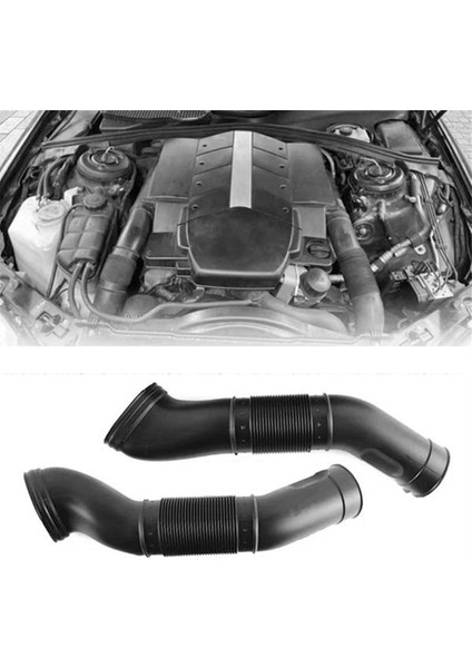 Mercedes Benz W215 W220 S430 S55 Amg CL500 CLA250 GLA45 A1130941182 A1130941282 Için 1 Çift Araç Hava Kanalı Giriş Hortumu (Yurt Dışından) modelleri