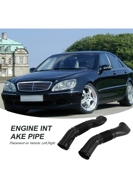 Mercedes Benz W215 W220 S430 S55 Amg CL500 CLA250 GLA45 A1130941182 A1130941282 Için 1 Çift Araç Hava Kanalı Giriş Hortumu (Yurt Dışından) fırsatları