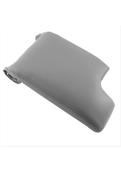 Bmw E46 98-06 Için Orta Kol Dayama Kapağı Konsol Kapağı Gri Fiber Deri ve Plastik (Yurt Dışından)