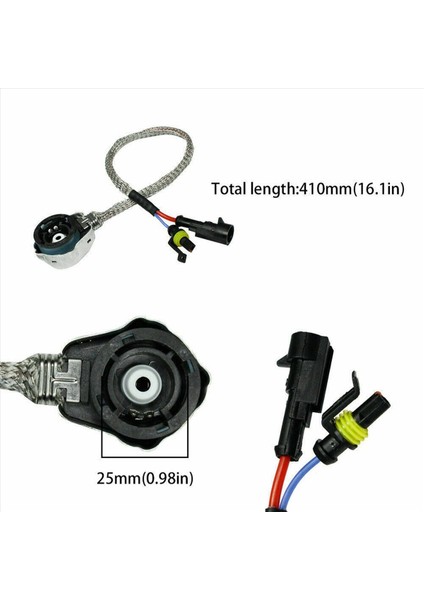4x D2S/D4S Hıd Xenon Ampul Adaptörleri Tel Kablo Demeti Konnektörü Kablo Soketi (Yurt Dışından) indirimleri