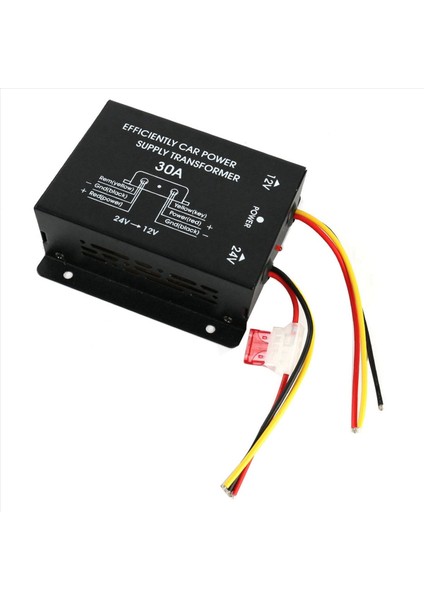 2x 24V Ila 12V 30A Güç Kaynağı Buck Transformatör Kamyonu Kamyon Otobüs DVD Ses Modifikasyonu Verimli Araç Güç Kovası (Yurt Dışından) fırsatları