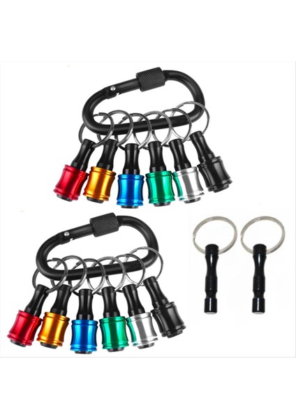 1/4 Inç Altıgen Uç Tutucu Anahtarlık, Tornavida Uç Tutucu Soket Adaptörü (Yurt Dışından)