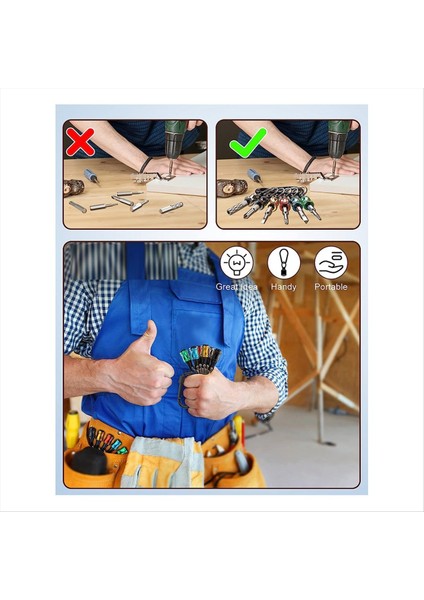 1/4 Inç Altıgen Uç Tutucu Anahtarlık, Tornavida Uç Tutucu Soket Adaptörü (Yurt Dışından) fırsatları