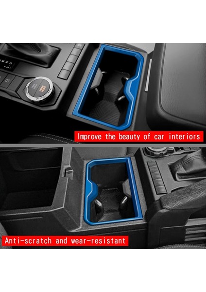 Araba Merkezi Konsol Su Kupası Tutucu Dekorasyon Çerçevesi Toyota Tacoma 2024 Araç Aksesuarları Mavisi (Yurt Dışından) fırsatları