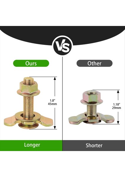 L Raylı Dişli Saplama Bağlantı Parçaları Çift Saplamalı L Raylı Raylar, Altın (Yurt Dışından) fırsatları