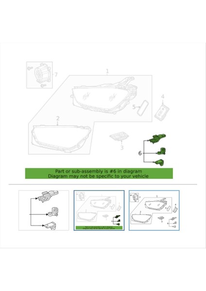 Mercedes-Benz GLE350 GLE450 GLE580 2020-2021 Araç Far Tamir Takımı Braket Tamir Parçaları 1678206901 Sol (Yurt Dışından) fırsatları
