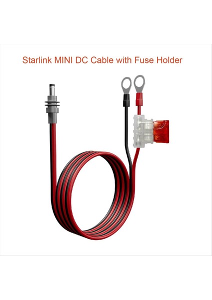 Starlink Mini Güç Kablosu Su Geçirmez Uzatma Için 14AWG Kablo Demir Kablo Demeti Otomotiv Sigorta Tutucu Atc/ato Dc Fiş A (Yurt Dışından) fiyatları