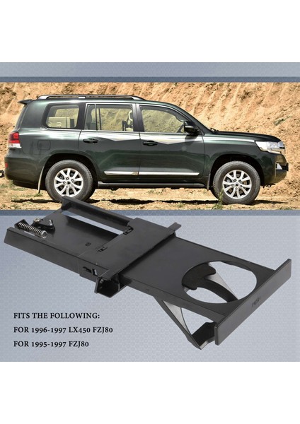 Toyota Land Cruiser 80 Serisi 1995-1996 55620-60010 Için Araba Dash Geri Çekilebilir Kupa Veya Içecek Sahibi (Yurt Dışından) modelleri