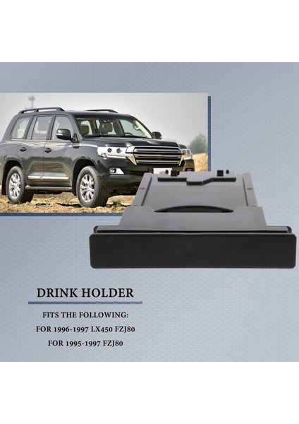 Toyota Land Cruiser 80 Serisi 1995-1996 55620-60010 Için Araba Dash Geri Çekilebilir Kupa Veya Içecek Sahibi (Yurt Dışından) indirimleri