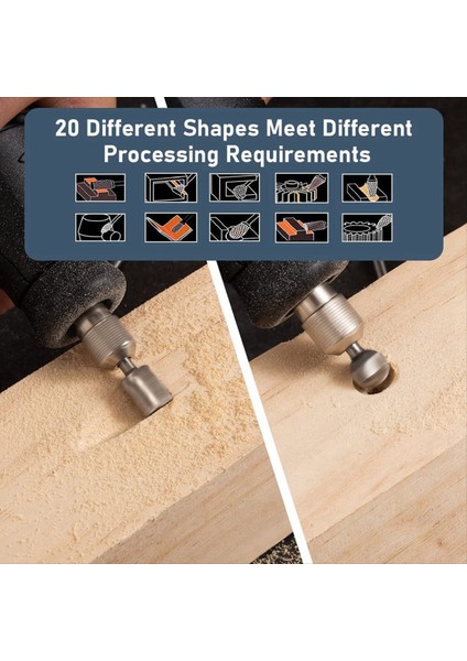 Gravür Freze Ucu Oyma Uçları, 20 Adet Döner Alet Aksesuarları (Yurt Dışından) fiyatları