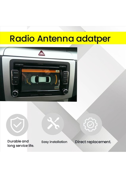 Radyo Anten Adaptörü Kablo Tel Kablo Demeti 2 Ila Rn&#39 Ler Için 1 310 RNS315 RNS510 RCD310 RCD510 Mfd3 (Yurt Dışından) fırsatları