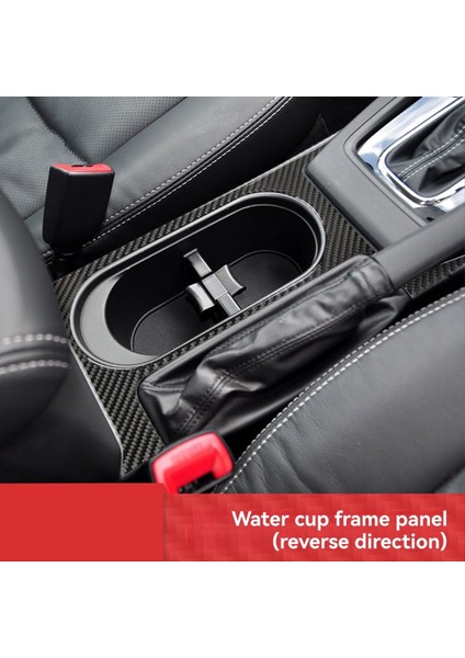 Subaru Forester 2013-2019 Için Karbon Fiber Su Kupası Dişli Iç Trim Sticker Dekorasyon Araç Aksesuarları (Yurt Dışından) fırsatları