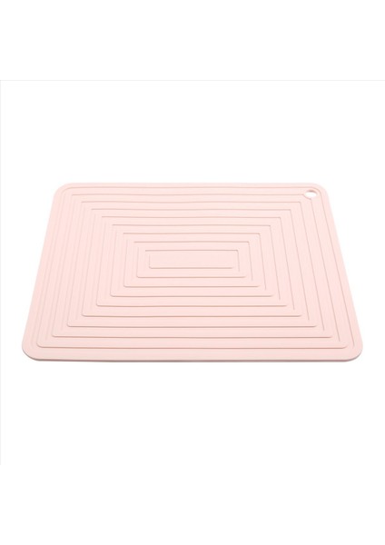 Büyük Silikon Tencere Tutucu Kare Kalın Isı Yalıtım Pedi Değil Olmayan Oluk Mutfak Masası Mat (Pembe) (Yurt Dışından) indirimleri