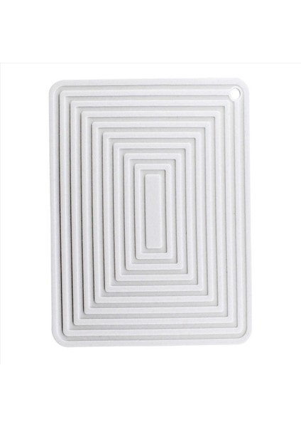 3x Büyük Silikon Tencere Tutucusu Kare Kalın Isı Yalıtım Pedi Kaymaz Oluklu Mutfak Masa Paspası (Beyaz) (Yurt Dışından) fiyatları