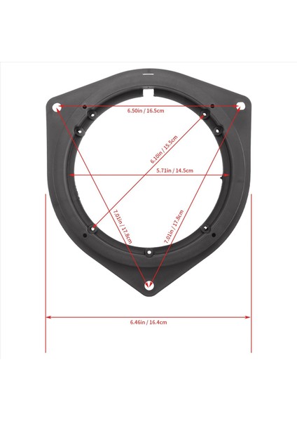 2x 6 5 Inç Ön Kapı Stereo Hoparlör Mat Adaptör Teli Montaj Fişleri Tabaklar Braket Aralayıcıları Toyota Rav4 09-21 (Yurt Dışından) fiyatları