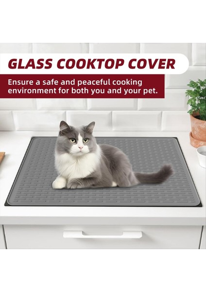 Soba Üstü Için Silikon Elektrik Sobası Kapağı 28X20INCH Cam Üst Soba Kapak Koruyucusu Elektrik Sobası Silikon Paspas Için (Yurt Dışından) modelleri