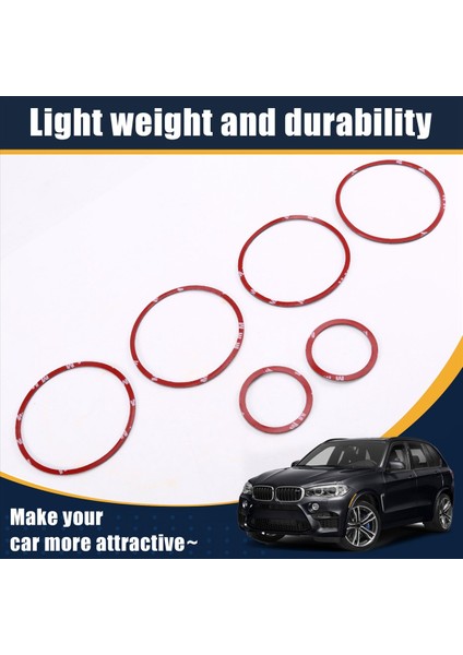 Bmw X5 Hoparlör Için Halka Trim Kapı Ses Kapağı Dekorasyon Iç Aksesuarlar Araba Stil Kiti (Yurt Dışından) indirimleri