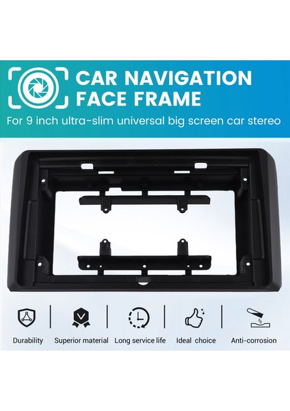 9 Inç Araba Çerçevesi Fasya Navigasyon Çerçevesi Adaptörü Android Radyo Çizgi Montaj Paneli Kiti Kia Ray 2011-2023 (Yurt Dışından) indirimleri