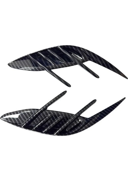 Araç Aksesuarları Sticker Arka Tampon Yan Havalandırma Spoiler Kia Stinger Için Canard Kapakları 2018-2023 Karbon Fiber Desen (Yurt Dışından) fiyatları