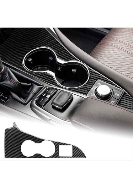 Merkez Konsol Kupa Tutucu Panel Kapak Trim Sticker Lexus Rx 2016 -2019 Aksesuarları Için Karbon Fiber (Yurt Dışından) fırsatları