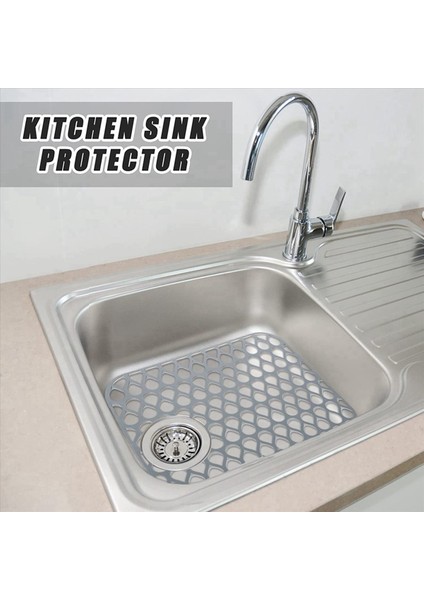 2x Mutfak Lavabo Mat Paslanmaz Çelik Lavabo Için Silikon Lavabo Paspasları Mutfak Lavabosu Için Lavabo Koruyucuları - 13 58X11 6inch (Yurt Dışından) modelleri