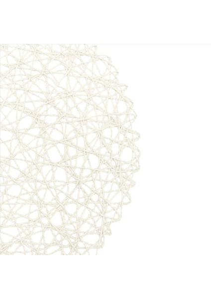 Yuvarlak Kağıt Fiber Dokuma Yer Paspaslar Dekoratif Örgülü Doğal Paspas Tatilleri Partiler Dekor 15 Inç 36 (Beyaz) (Yurt Dışından) indirimleri