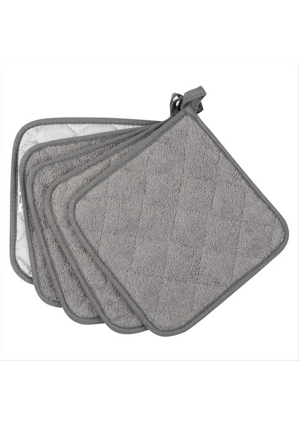 % 100 Pamuklu Mutfak Her Gün Temel Terry Pot Tutucusu Isıya Dayanıklı Coaster Potholder Pişirme ve Pişirme Seti 5 A (Yurt Dışından) fiyatları