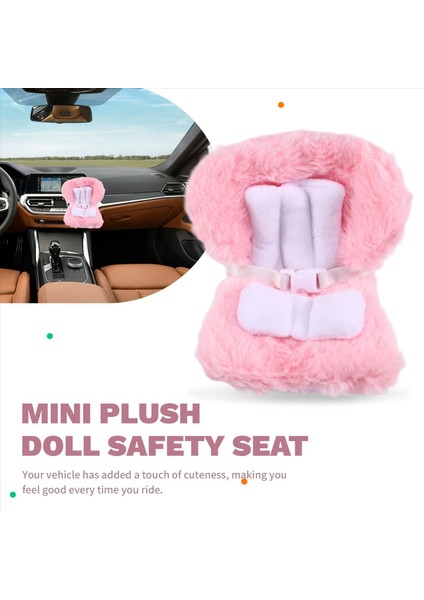 Idol Bebek Koltuğu Araba Süsü Mini Peluş Bebek Güvenlik Koltuğu Araba Dekorasyon Aksesuarları Bebek Oyuncak Güvenlik Koltuğu Belbuckle (Yurt Dışından) fırsatları