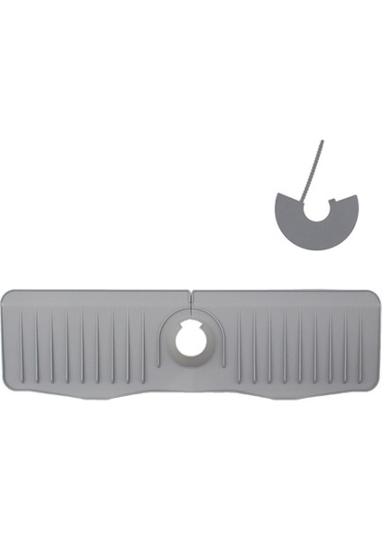 Silikon Musluk Damla Yakalayıcı Tepsisi Lavabo Musluk Sıçrama Koruyucusu Silikon Drenaj Paspası Mutfak Lavabo Paspası Silikon Kurutma Paspası (Yurt Dışından)