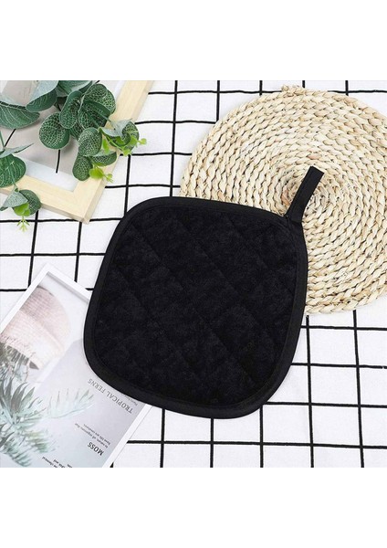 14 Adet Mutfak Fırın Eldivenleri Için Siyah Pamuklu Tencere Tutucuları Makine Yıkanabilir ve Isıya Dayanıklı Sıcak Ped (Yurt Dışından) fırsatları