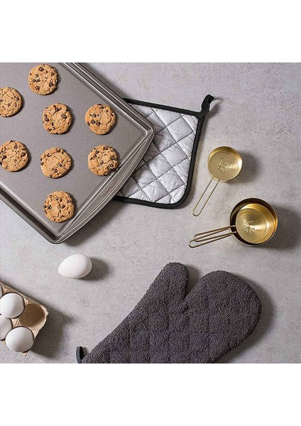 14 Adet Mutfak Fırın Eldivenleri Için Siyah Pamuklu Tencere Tutucuları Makine Yıkanabilir ve Isıya Dayanıklı Sıcak Ped (Yurt Dışından) indirimleri