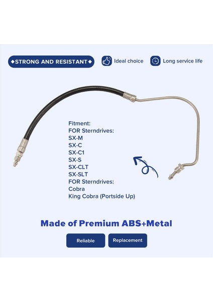 3853857 Omc Volvo Penta Için Hidrolik Trim Hortum 984024 985617 9-71605 Sierra 18-2135 (Yurt Dışından) indirimleri