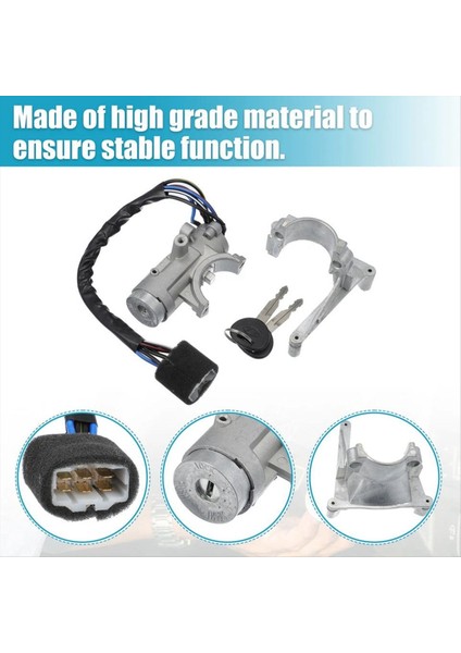 Hyundai Accent Lhd Için 2 Anahtar ile Araba Ateşleme Kilit Silindir Anahtarı Montajı 81900-25A50 (Yurt Dışından) fiyatları