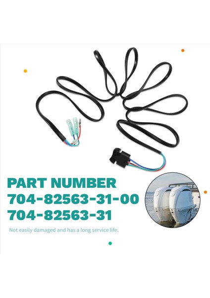 704-82563-31-00 Yamaha Dıştan Takma Motor Için Assy (Hat Uzunluğu 70CM/27 6in) 704-82563-31 704-82563 (Yurt Dışından) indirimleri