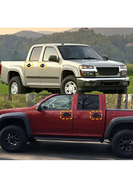 Araba Dış Kapı Kolu Kiti 79317 Chevy Colorado Gmc Kanyonu Isuzu 2004-2012 Lhd Için GM1310141 (Yurt Dışından) modelleri