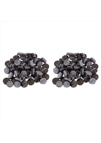 100PCS Sandalye Bacak Zemin Keçe Ped Skid Kayma Diy Tırnak Koruyucular 22MM (Yurt Dışından) fiyatları