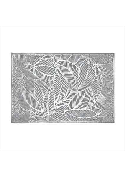 6 Adet Dikdörtgen Yapraklar Yalıtılmış Placemats Üst Düzey Otel Yemek Restoran Masası Mat Dekorasyon Içi Boş Placemat A (Yurt Dışından) fiyatları