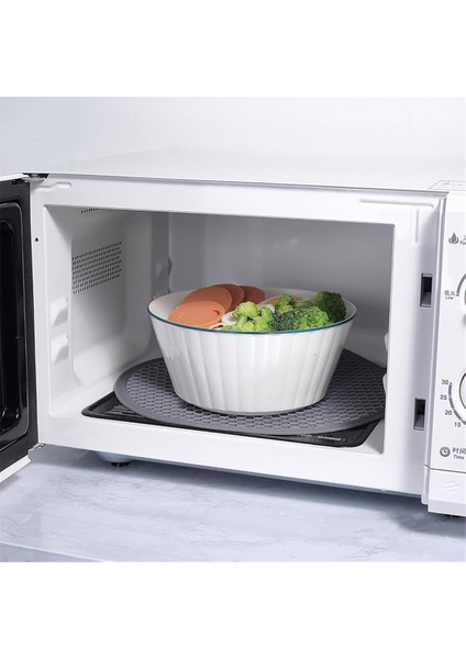 Silikon Mikrodalga Mat - Tur 12INCHX12INCH - 4pcs Isı Çok Fonksiyonlu Mat Splatter Koruma Trivet Sıcak Pad (Yurt Dışından) modelleri