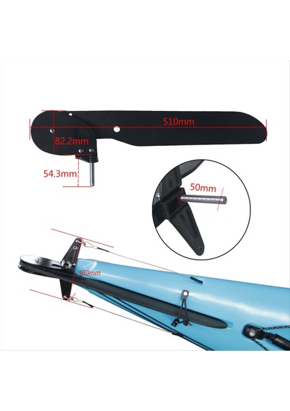 Kayık Kıç Dümen Seti Yönü Dümen Kuyruğu Dümen Okyanus Teknesi Balıkçı Teknesi Dümen Seti Direksiyon Kontrol Parçaları Araç Kiti (Yurt Dışından) fırsatları