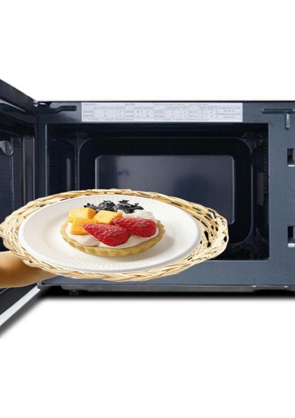 16 Paket Bambu Kağıt Tabak Tutucular 10 Inç Akşam Yemeği Tabakları Için Yeniden Kullanılabilir (Yurt Dışından) modelleri