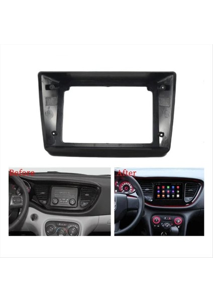 9 Inç Araba Çerçevesi Fasya Adaptörü Android Radyo Dash Takım Paneli Kiti Dodge Dart 2013-2016 Lhd Için (Yurt Dışından) fırsatları